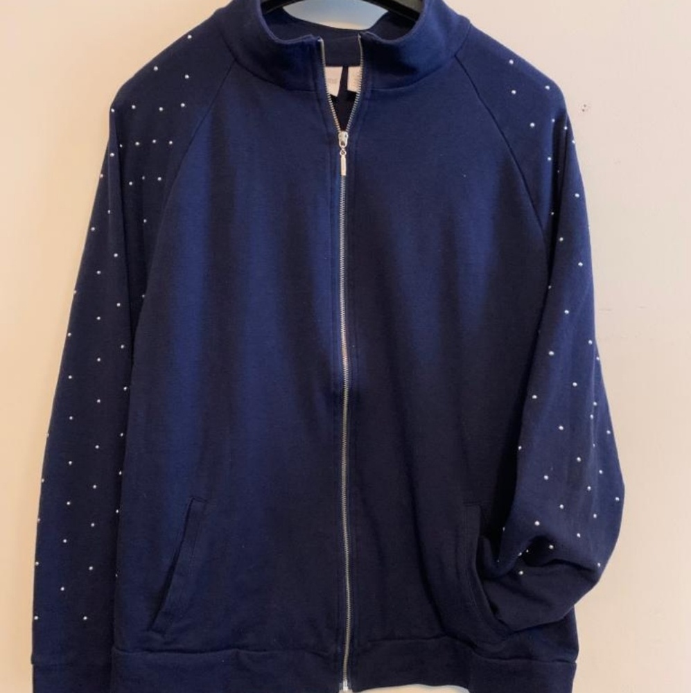 Women's Weekends By Chico's studded Jacket